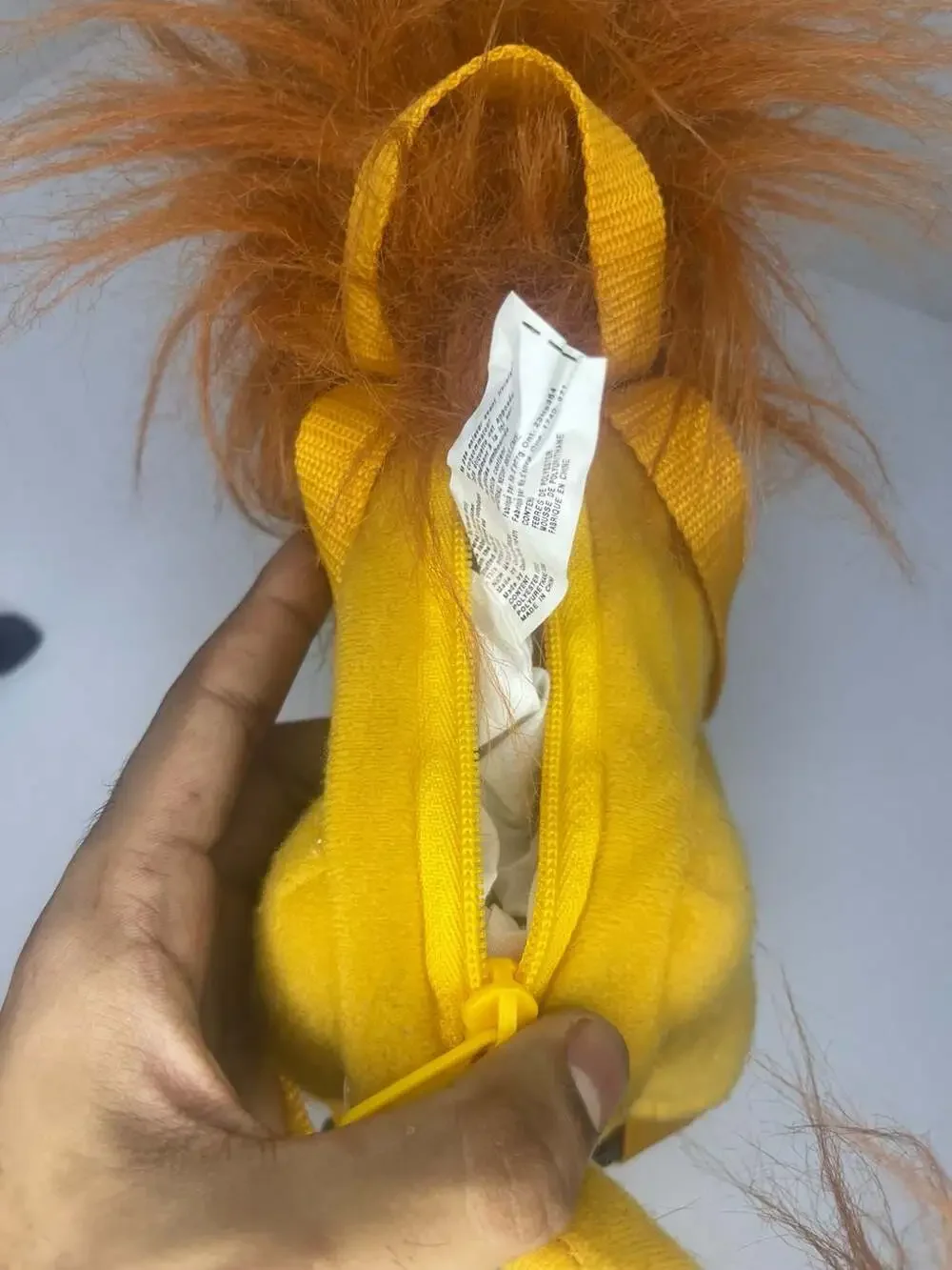 Vintage 1998 Disney The Lion King Simba's Pride Plush Backpack